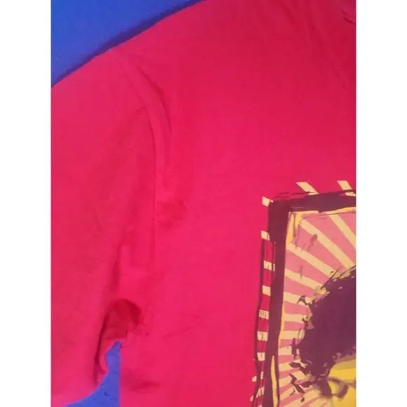 Vintage 2004 Jimi Hendrix T Shirt XL Red Hendrix Rock Men's Size XL - Picture 16 of 16
